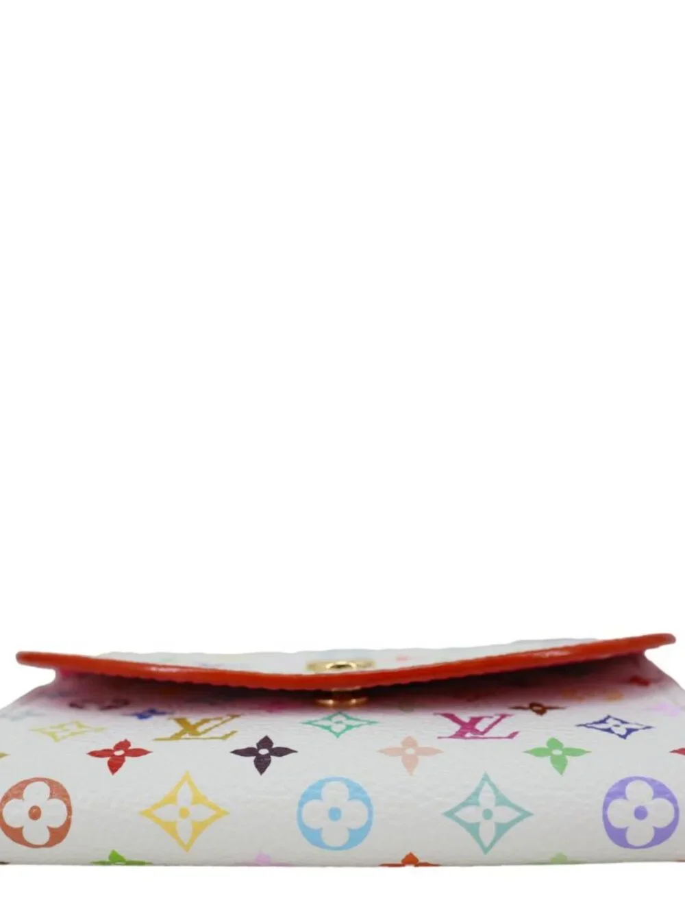 Louis Vuitton  x TM Rosalie Multicolor Monogram Canvas Coin Purse White